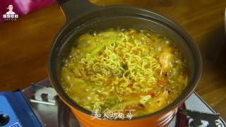 Korean Spicy Seafood Noodle recipe