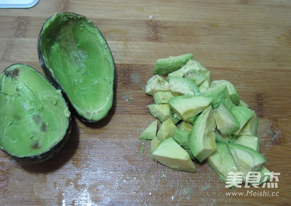 Avocado Three Melon Fruit Paste recipe