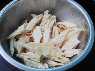 Cucumber with Yuba recipe