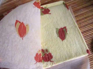 Blueberry Maple Leaf Cake Roll recipe