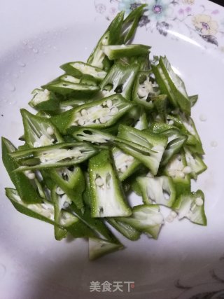 Fried Okra with Garlic Sauce recipe