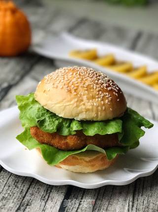#四session Baking Contest and It's Love to Eat Festival# Longli Fish Burger recipe
