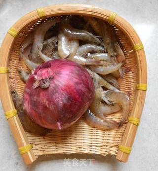 Fried Shrimp with Onion recipe