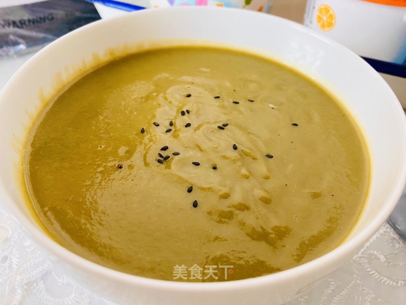 A Bowl of Hot Porridge Sesame Pumpkin Porridge recipe