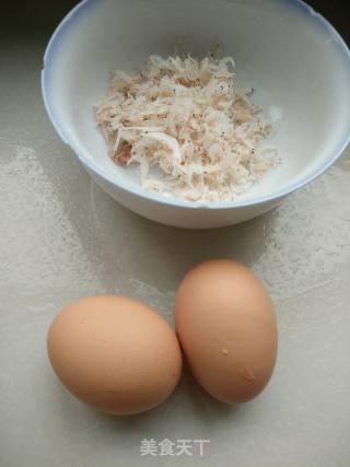 Shrimp Skin. Scrambled Eggs with Green Onions recipe