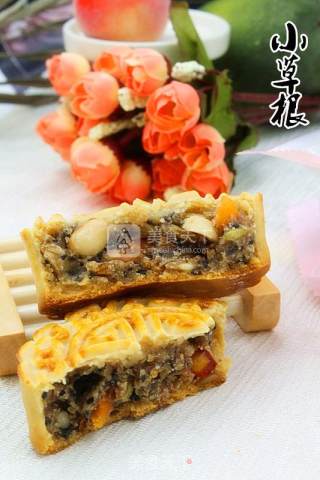 #新良第一节饼大赛#five-ren Moon Cakes recipe