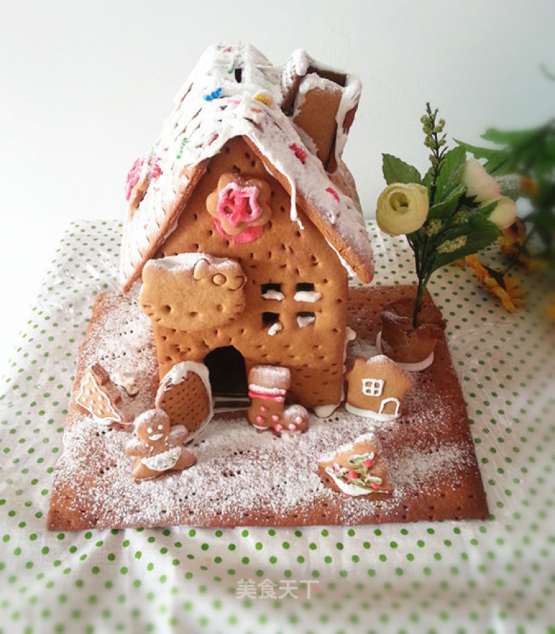 Christmas Gingerbread House-a Small House in A Fairy Tale World