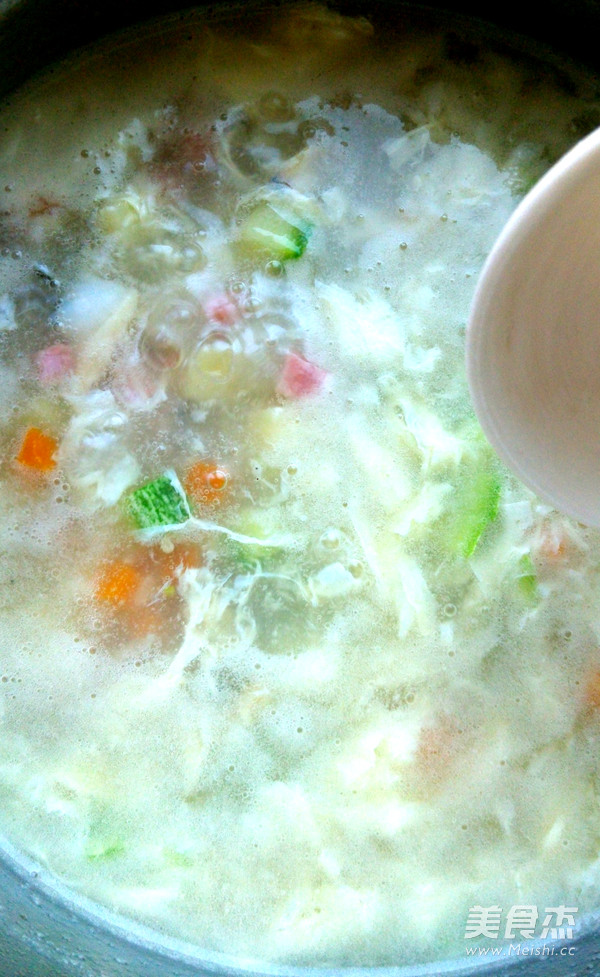 Homemade Colorful Seafood Soup recipe