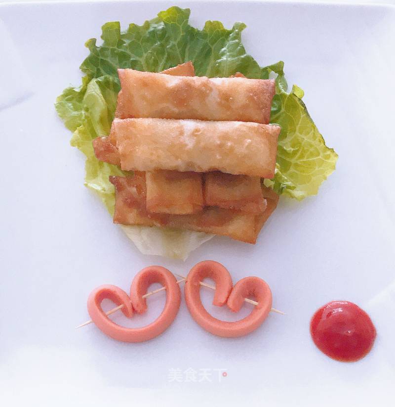 Bean Sprouts Spring Rolls