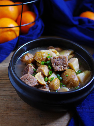 Chestnut Sirloin Soup recipe