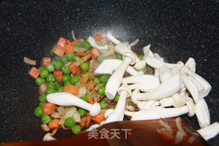 Western-style Dinner Combo-steak, Vegetables, Baked Rice recipe