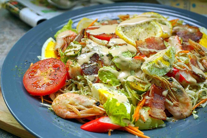 Seafood Salad Noodle Chobe Salad Sauce recipe