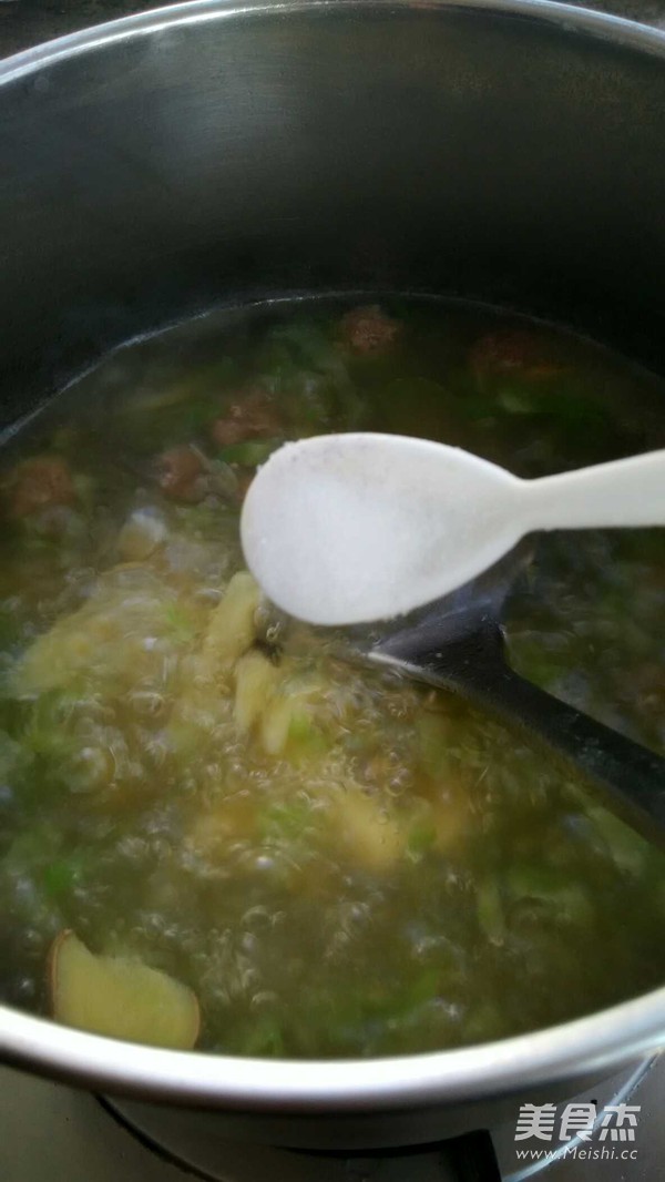 Vegetable Meatball Soup recipe