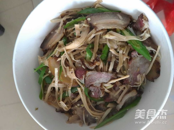 Dried Bamboo Shoots Bacon recipe