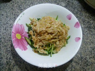 Lamb Tail Bamboo Shoots Mixed with Cucumber recipe