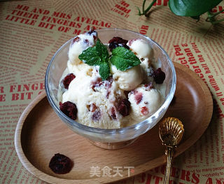 Cranberry Ice Cream recipe