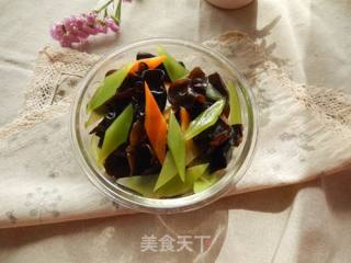 Cold Black Fungus Lettuce recipe