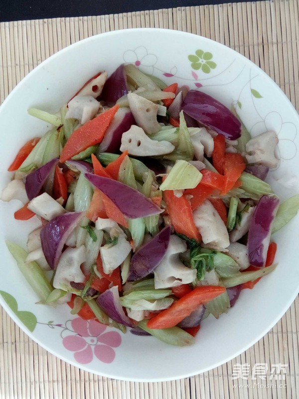 Vegetarian Stir-fried Mixed Vegetables recipe