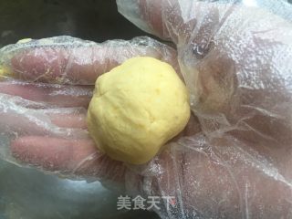 Bean Paste Sweet Potato Glutinous Rice Cake recipe