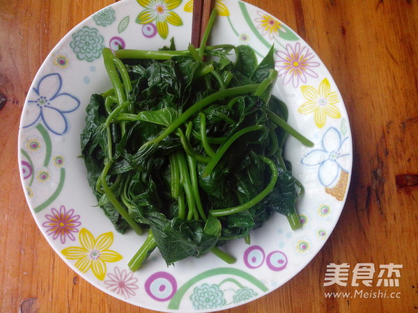 Mixed Sweet Potato Leaves recipe