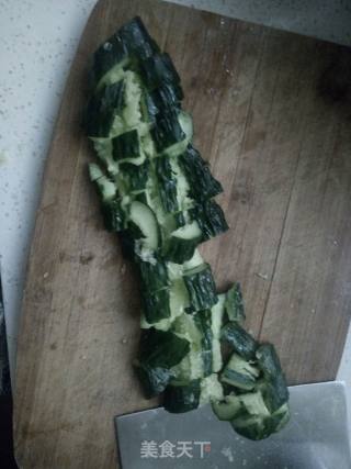 Cucumber with Pork Liver recipe