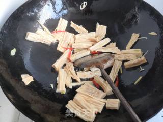 Fried Spinach with Yuba recipe