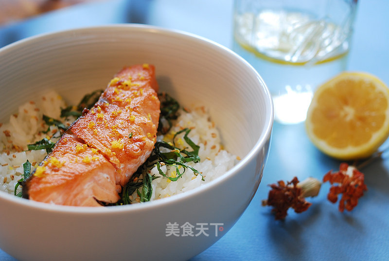 Japanese Style Pan-fried Salmon recipe