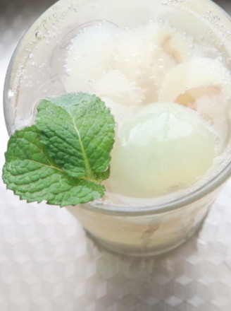 Summer Lychee Sparkling Drink recipe