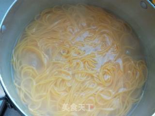 Corn Noodles with Sauce recipe