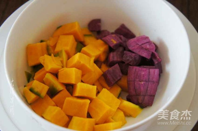 Black Millet Purple Potato Pumpkin Porridge recipe