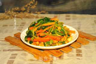 Carrots, Peanuts and Spinach recipe