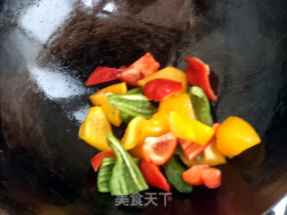 Stir-fry with Colored Peppers recipe
