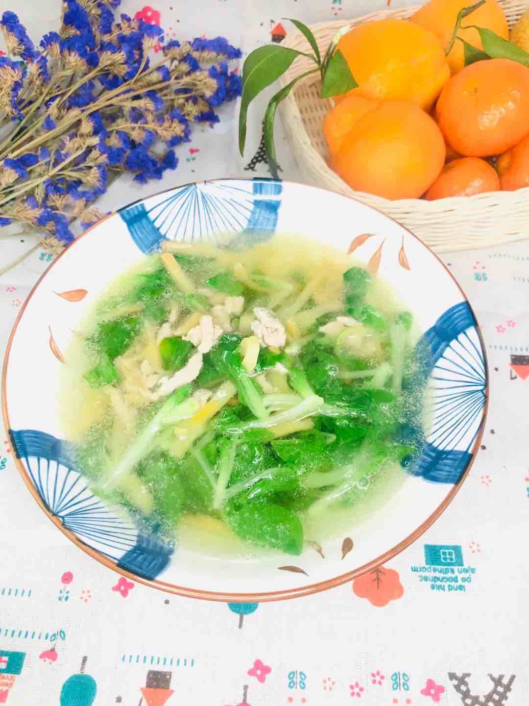 Greens and Mustard Pork Soup