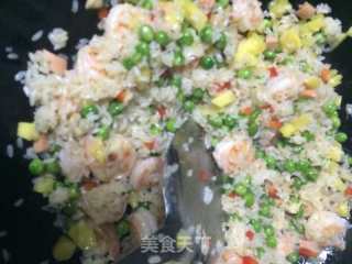 Colorful Shrimp Fried Rice recipe