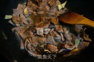 Fried Pork Liver with Cucumber recipe