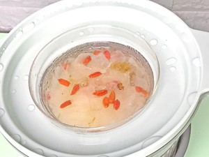 Osmanthus Snow Swallow Tremella Jelly‼ ️frozen Age Low-calorie Light Desserts recipe