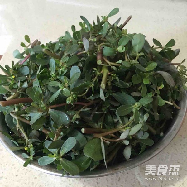 Fried Portulaca Oleracea recipe