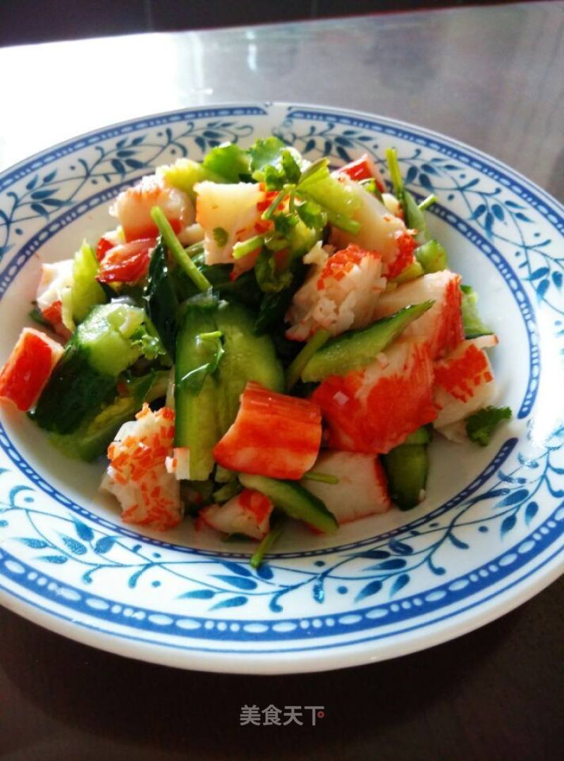 Cucumber with Crabmeat recipe