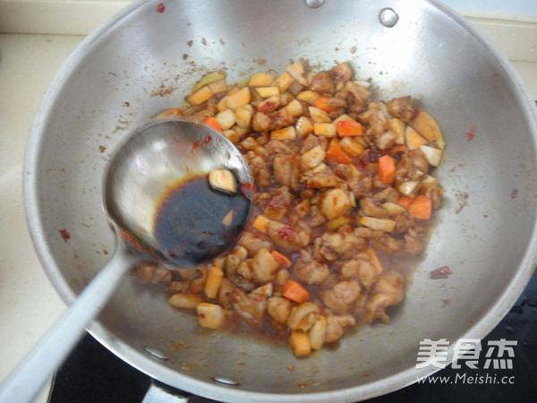 Kung Pao Chicken Noodles recipe
