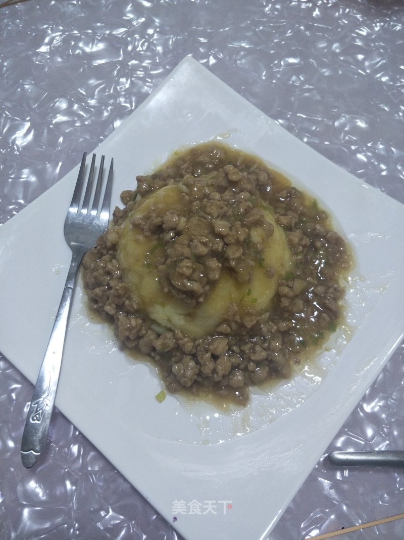 Must Taste Minced Meat and Mashed Potatoes recipe