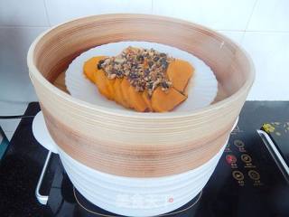 Steamed Pumpkin with Soy Sauce recipe