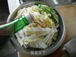 Tofu with Cabbage Heart and Cucumber recipe