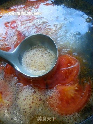 Tomato Whitebait Egg Soup recipe