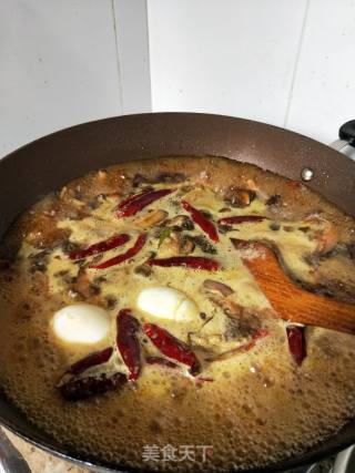 Chicken Stewed with Mushrooms recipe