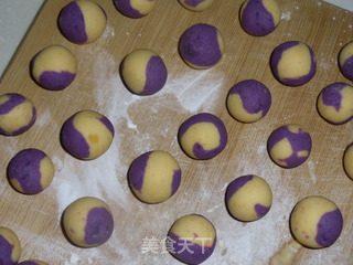 Double Potato Glazed Taro Balls recipe