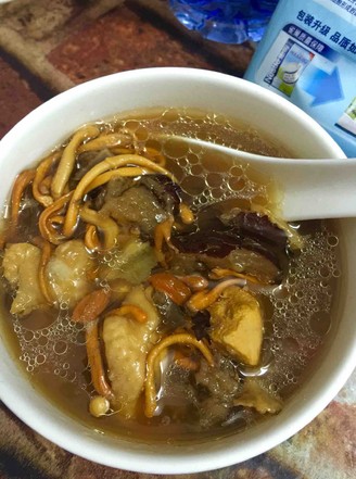 Cordyceps Flower and Ginseng Chicken Soup
