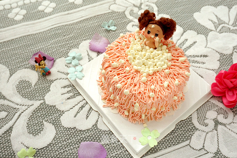 Bubble Bath Bath Doll Decorating Cake