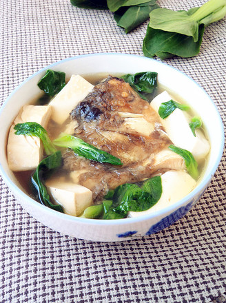 Silver Carp Head Tofu Soup
