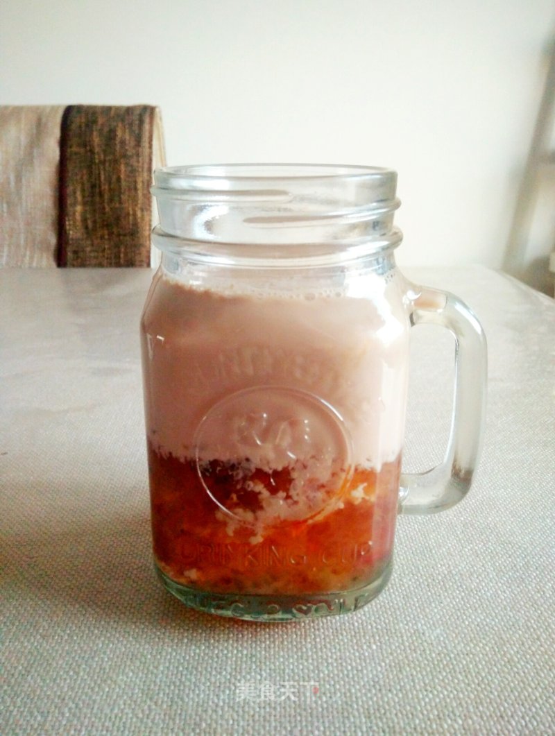 Peach Gum Milk Tea recipe