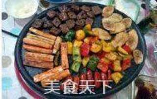 Colorful Beef Skewers recipe